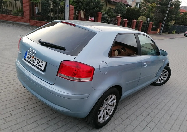 Audi A3 cena 18500 przebieg: 169398, rok produkcji 2006 z Janowiec Wielkopolski małe 529